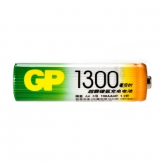 超霸(GP) 1300毫安5号充电电池 2节1300mA 通用充电宝