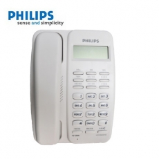 飞利浦 欧式商务座机 办公固定电话机 免提通话来电