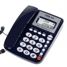 美思奇固定电话机 办公座机 来电显示双接口电话机#8018
