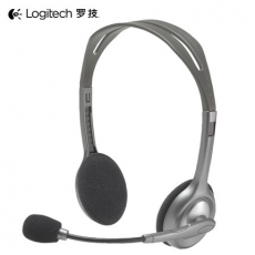 罗技(Logtitech) 电脑耳机 头戴式耳机耳麦 麦克风#H110