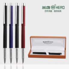 英雄(Hero) 0.5mm精品钢笔 铱金笔 学生礼品钢笔 直尖美工钢笔#1063