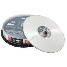 索尼(sony) 10片装CD刻录光盘 700M CD刻录盘 CD光盘光碟