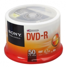 索尼(sony) 50片装DVD刻录光盘 4.7G