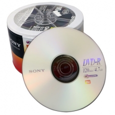 索尼(sony) 50片装DVD刻录光盘 4.7G DVD刻录盘 DVD光盘光碟