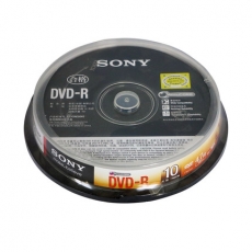 索尼(sony) 10片装DVD刻录光盘 4.7G DVD刻录盘 DVD光盘光碟