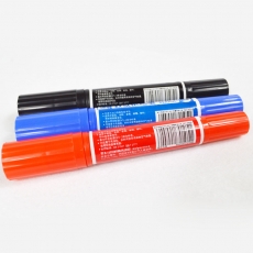 真彩乐美 大双头记号笔 大号油性笔油性记号笔#0625B，红色，12支装