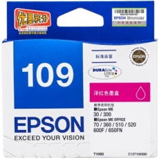 爱普生(Epson) 打印机墨盒 原装爱普生墨盒#T1093，红色