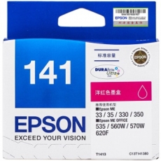 爱普生(Epson) 打印机墨盒 原装爱普生墨盒#T1413，洋红色