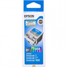 爱普生(Epson) 打印机墨盒 原装爱普生墨盒#T058，彩色