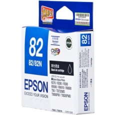 爱普生(Epson) 打印机墨盒 原装爱普生墨盒#T0821，黑色