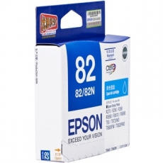 爱普生(Epson) 打印机墨盒 原装爱普生墨盒#T0822，青色