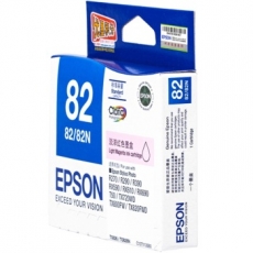 爱普生(Epson) 打印机墨盒 原装爱普生墨盒#T0825，浅红色