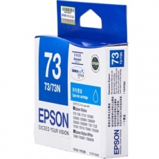 爱普生(Epson) 打印机墨盒 原装爱普生墨盒#T0732，青色