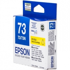 爱普生(Epson) 打印机墨盒 原装爱普生墨盒#T0734，黄色
