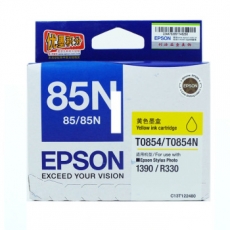 爱普生(Epson) 打印机墨盒 原装爱普生墨盒#T0854，黄色