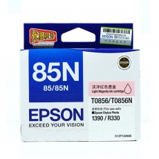 爱普生(Epson) 打印机墨盒 原装爱普生墨盒#T0856，浅红色