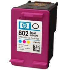 惠普(HP) 打印机墨盒 原装正品惠普墨盒 小容量#HP802，彩色