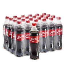 可口可乐 600ml瓶装碳酸饮料 汽水，24瓶装