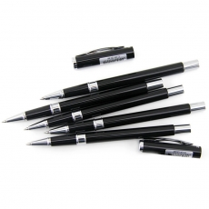 斑马(Zebra) 0.5mm金属笔杆签字笔 中性笔签名笔#C-JJ4-CN，黑色