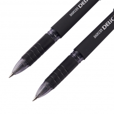 宝克(BAOKE) 0.5mm磨砂杆中性笔 水笔签字笔#PC1998，蓝色，12支装