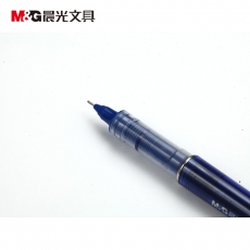 晨光(M&G) 0.5mm直液式中性笔 签字笔针管笔水笔#ARP41801，蓝色，12支装