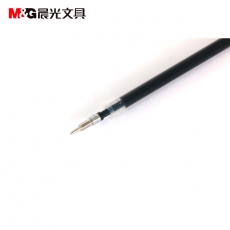 晨光(M&G) 0.3mm极细财务中性笔芯 水笔签字笔替芯#MG6101，黑色，20支装