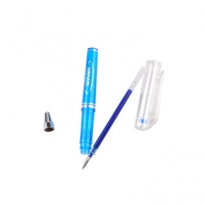 晨光(M&G) 0.5mm短杆签字笔 便携式中性笔水笔#GP0097，蓝色，12支装