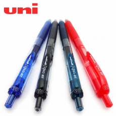 三菱 0.5mm按制签字笔 按动中性笔水性笔#UM