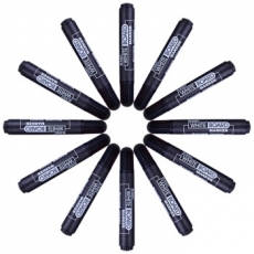 晨光(M&G) 单头大号白板笔 可擦笔大头笔#MG2160，黑色，12支装