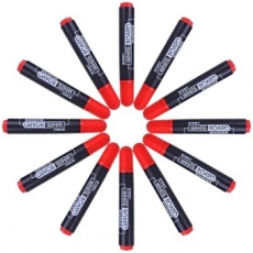 晨光(M&G) 单头大号白板笔 可擦笔大头笔#MG2160，红色，12支装