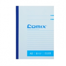 齐心(Comix) A5，40页无线装订本 软皮抄