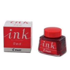 百乐(Pilot) 优质钢笔墨水 书写墨水 30ml百乐钢笔墨水#INK-30，红色