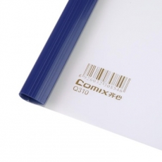 齐心(Comix) 10mm实色抽杆夹拉边夹 拉杆夹拉杆文件夹#Q310，10个/包