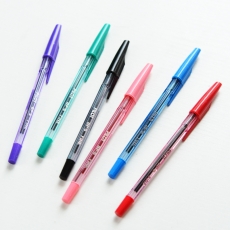 百乐(Pilot) 0.7mm啄木鸟圆珠笔 经典六色彩色圆珠笔#BP-SF，紫色