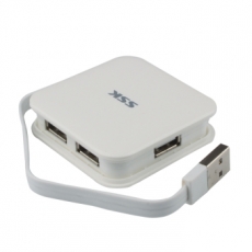 飚王（SSK）USB2.0四接口集线器 分线器USB扩展#SHU035