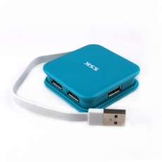 飚王（SSK）USB2.0四接口集线器 分线器USB扩展#SHU035
