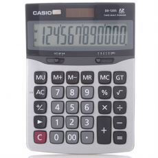 卡西欧(CASIO) 12位金属板计算器 商务办公计算器#DX-120S
