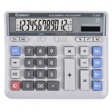齐心(Comix) 大屏幕办公计算器 电脑按键 财务专用计算器#C-2135 190*154*40mm