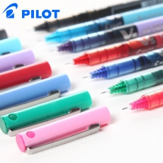 百乐(Pilot) 0.5mm签字笔中性笔 彩色针管笔#BX-V5-V，紫色