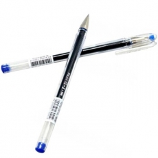 百乐(Pilot) 0.5mm中性笔 BL-G1-5T走珠笔嗜哩笔签字笔#G-1，蓝色，12支装