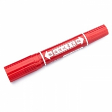 英雄(Hero) 大双头记号笔 大号油性笔油性记号笔#880，红色