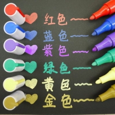 东洋(TOYO) 大号油漆笔 不褪色补漆笔涂鸦笔#SA101，各色，12支/盒