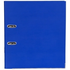 齐心(Comix) 宜文A4，35mm半包胶快劳夹 档案夹打孔夹#A105，蓝色