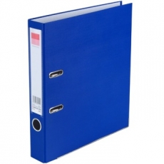 齐心(Comix) 宜文A4，35mm半包胶快劳夹 档案夹打孔夹#A105，蓝色