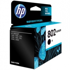 惠普(HP) 打印机墨盒 原装正品惠普墨盒#HP802，黑色