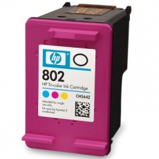 惠普(HP) 打印机墨盒 原装正品惠普墨盒 大容量#HP802，彩色