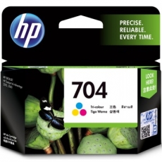惠普(HP) 打印机墨盒 原装正品惠普704墨盒#CN693AA，彩色