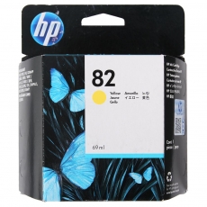 惠普(HP) 打印机墨盒 原装正品惠普82号墨盒#C4913A，黄色