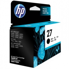 惠普(HP) 打印机墨盒 原装正品惠普27墨盒#C8727AA，黑色