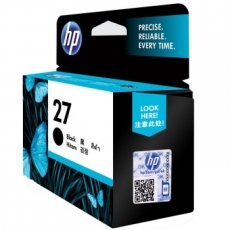 惠普(HP) 打印机墨盒 原装正品惠普27墨盒#C8727AA，黑色